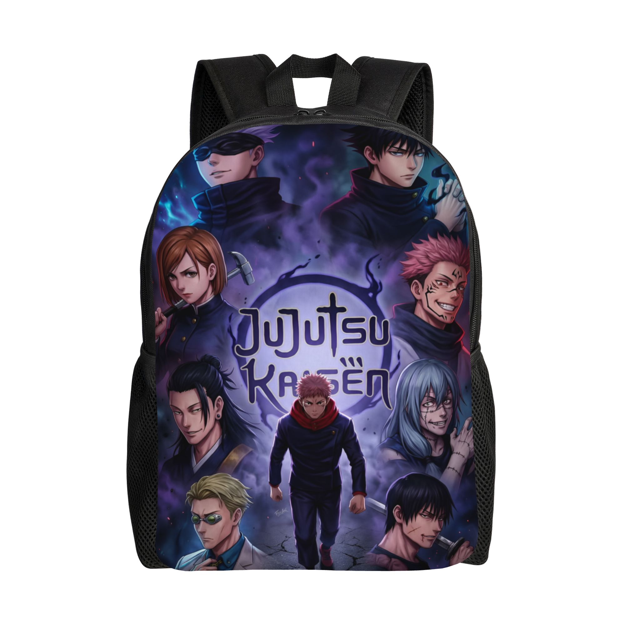 Laptop Accessories For College - 3D-Druck J-Jujutsus K-Kaisens Rucksack, Cartoon, Manga,