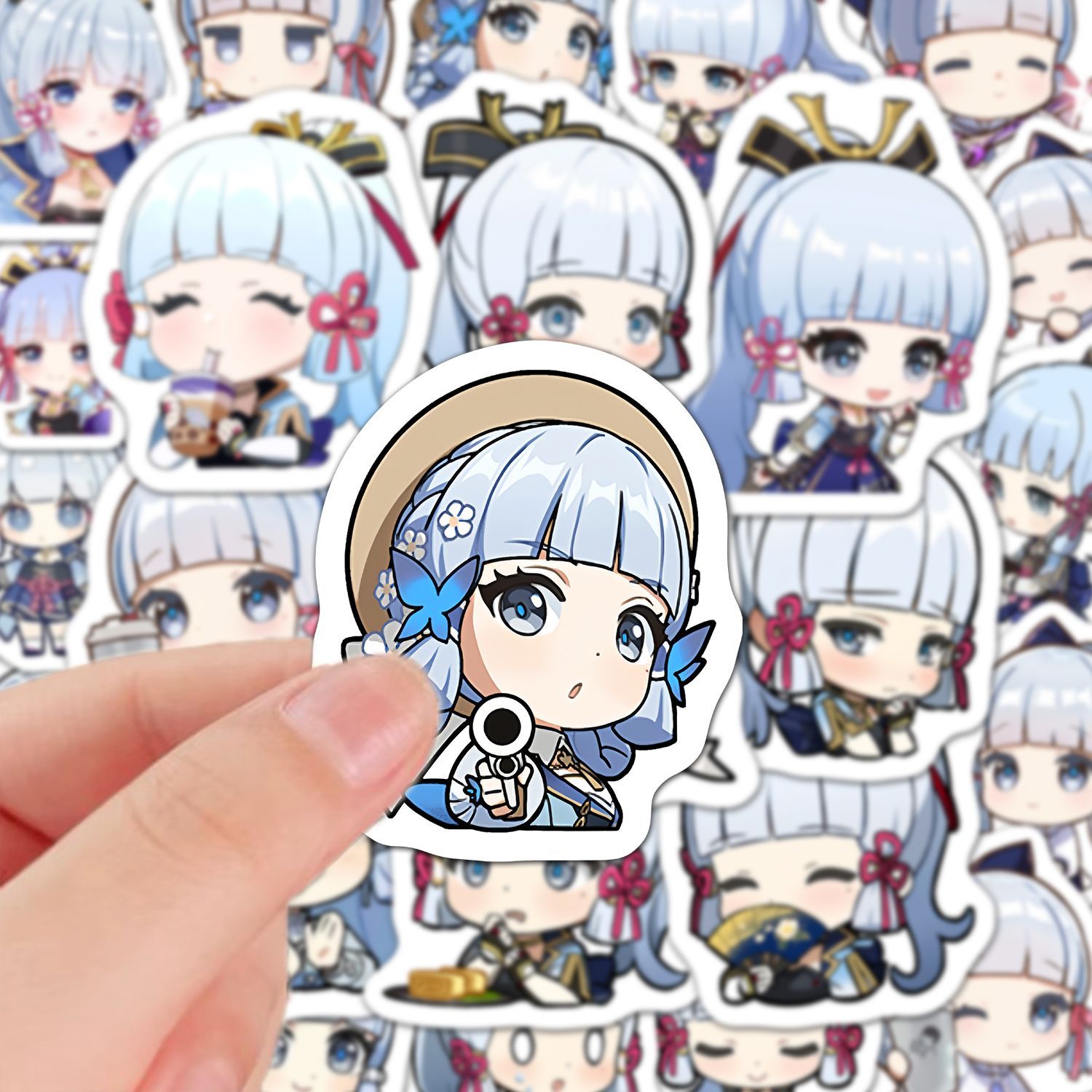 Laptop Accessories Decoration - Kamisato Ayaka 60 Stück Genshin Impact