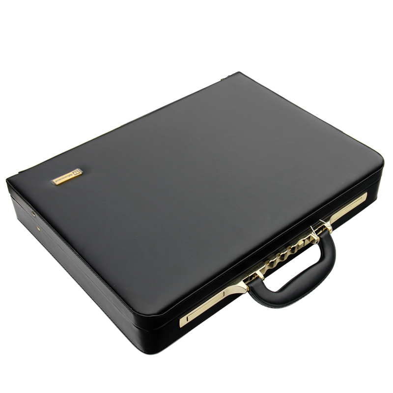 Laptop Accessories Travel Case - Luxuriöser PU-Leder Rollkoffer Spinner Herren Business-Koffer