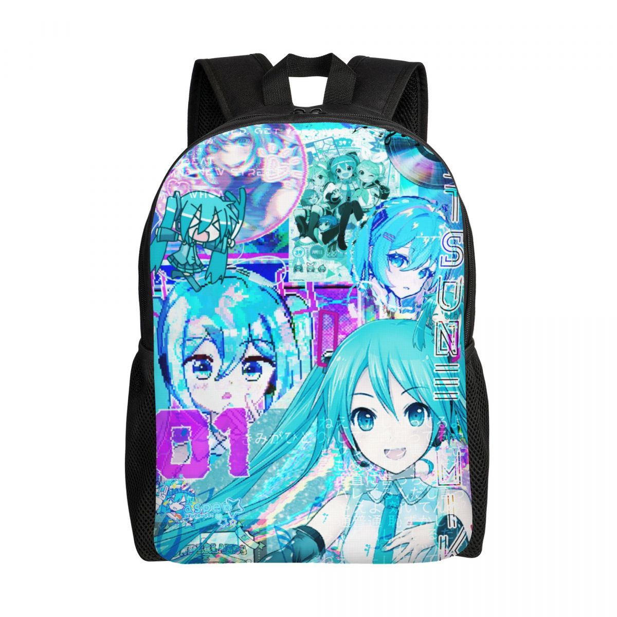 Laptop Accessories 3D Print - 3D-Druck H-Hatsuned M-Mikus Rucksack für Jungen