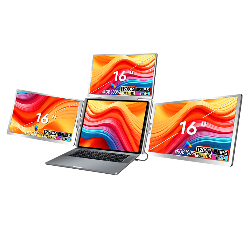 Monitor Portable Usb - 2026 Neuerscheinungen Tragbarer Quad-Monitor 16 Zoll