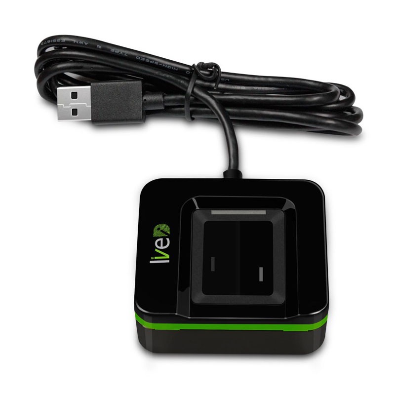 Fingerprint Reader Usb - 20R Optischer Fingerabdruckscanner, USB-Leser, biometrischer Fingerabdrucksensor,