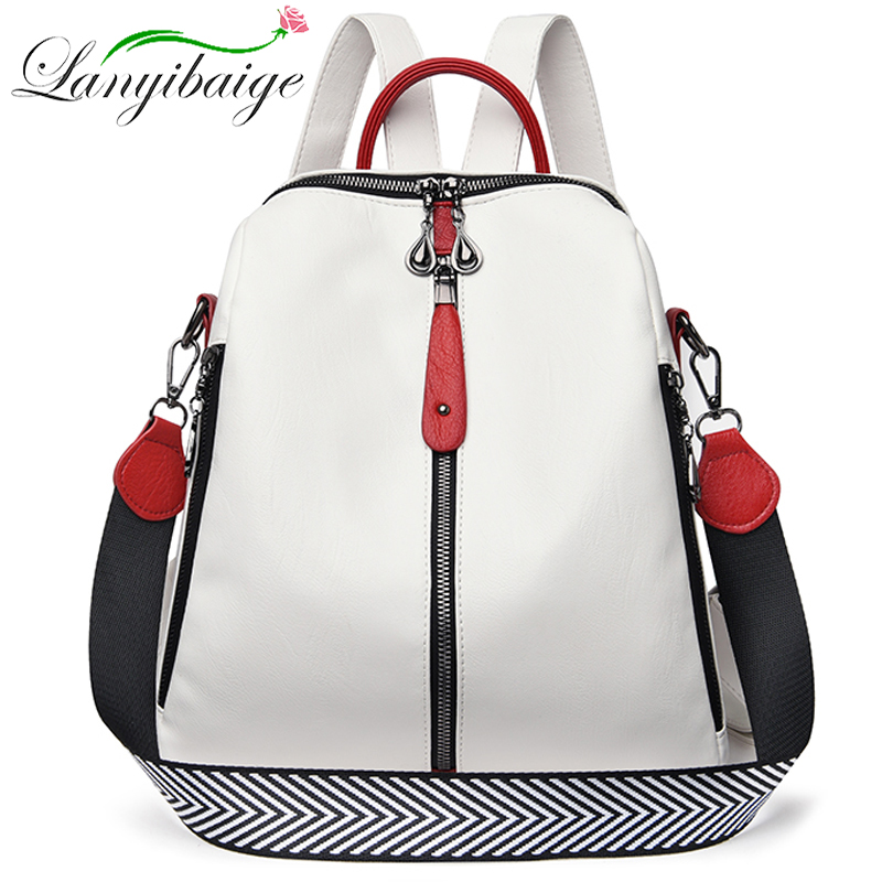 Laptop Accessories Girls - Mode Rucksack Frauen weichen Leder Rucksack