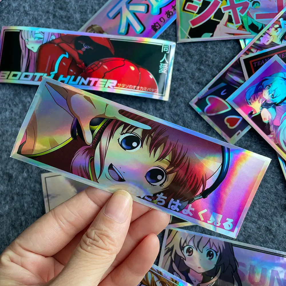 Laptop Accessories Girls - JDM Anime Aufkleber Motorrad Regenbogen Aufkleber