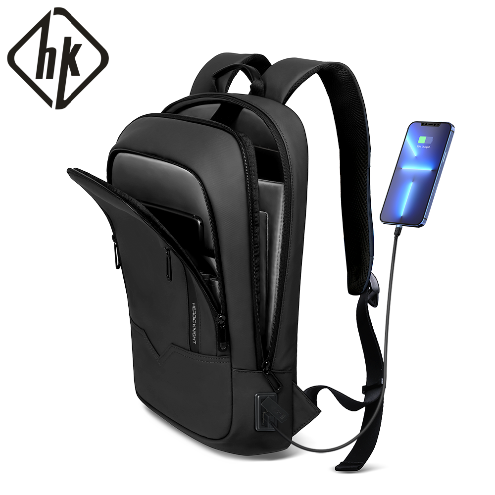 Laptop Accessories Travel Case - HK Slim Business-Rucksack für Herren, 17,3-Zoll-Laptoptasche