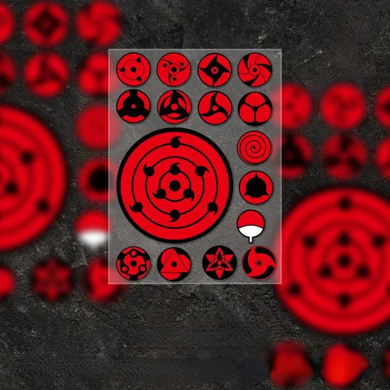 Accessories For New Laptop - Neue Naruto Sharingan Cartoon Animation Aufkleber