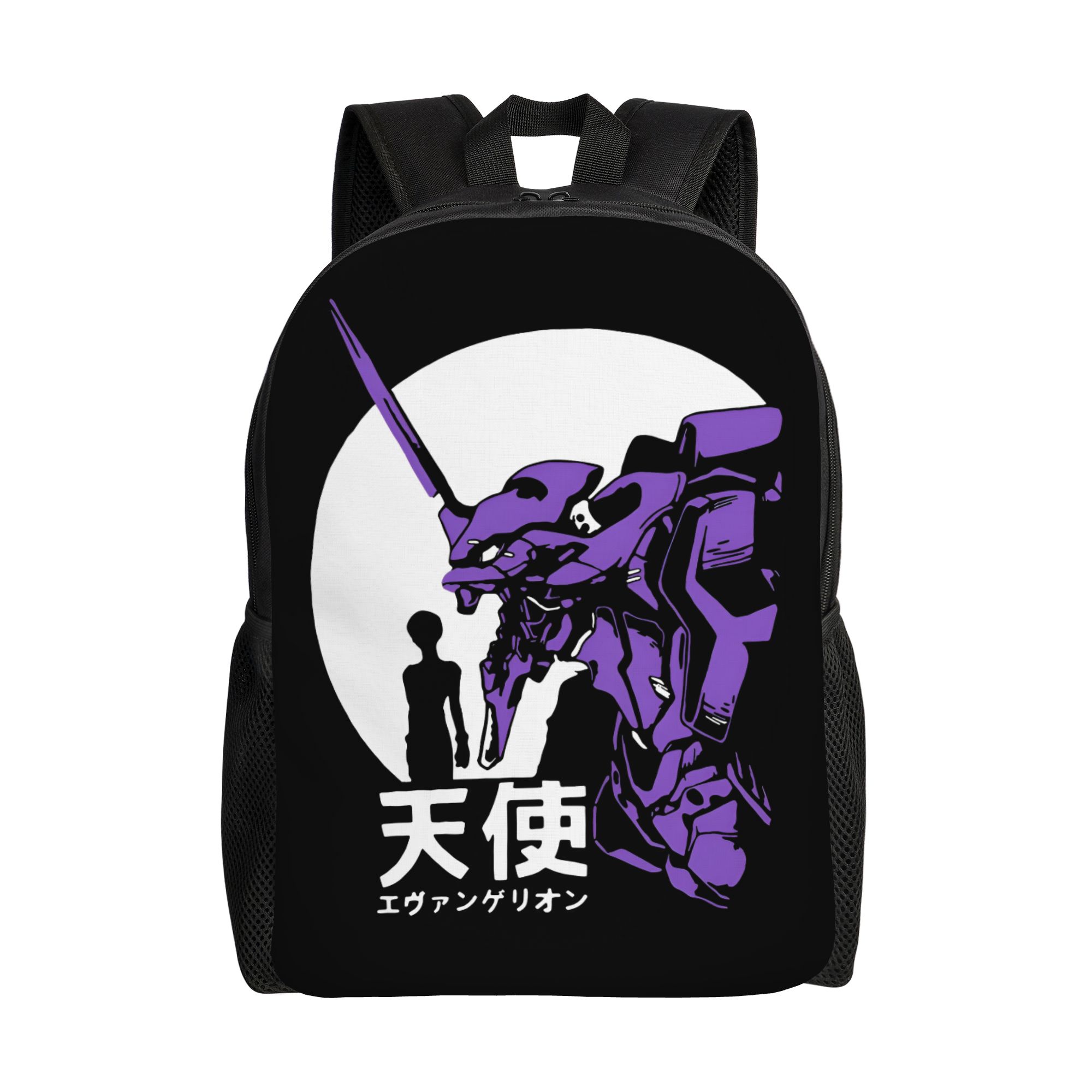 Laptop Accessories For College - 3D-Druck E-Evangelions Rucksack im Mecha-Stil, Cartoon-Comic,
