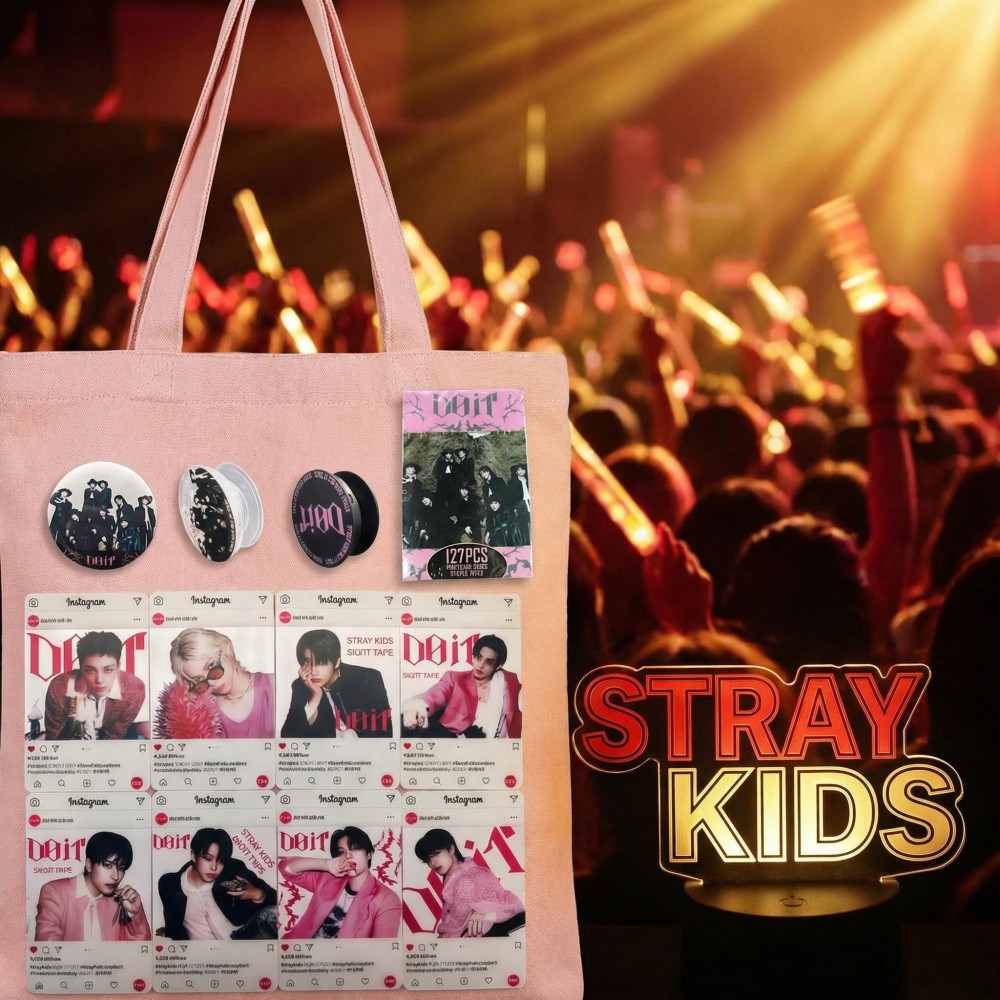 Laptop Accessories Decoration - DO IT Themen-Kpop Stray SKZ Fotokarten-Aufkleber