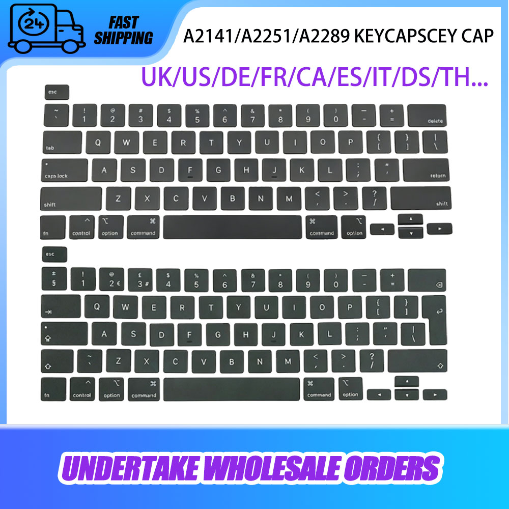 Laptop Repair Accessories - Neue Laptop-Tastenkappen A2141 A2251 A2289 US