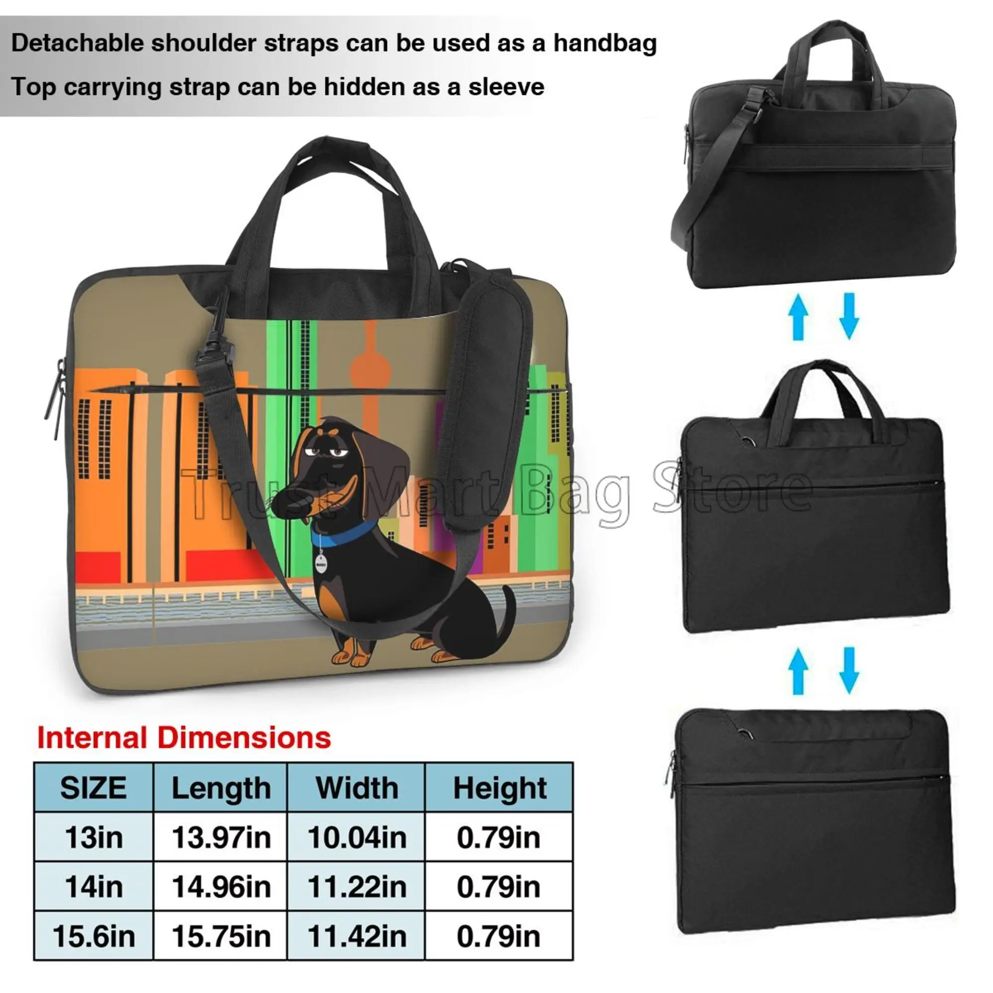 Niedliche Dackel drucken Lapto – Laptop Accessories Travel Case Bewertung und Preis
