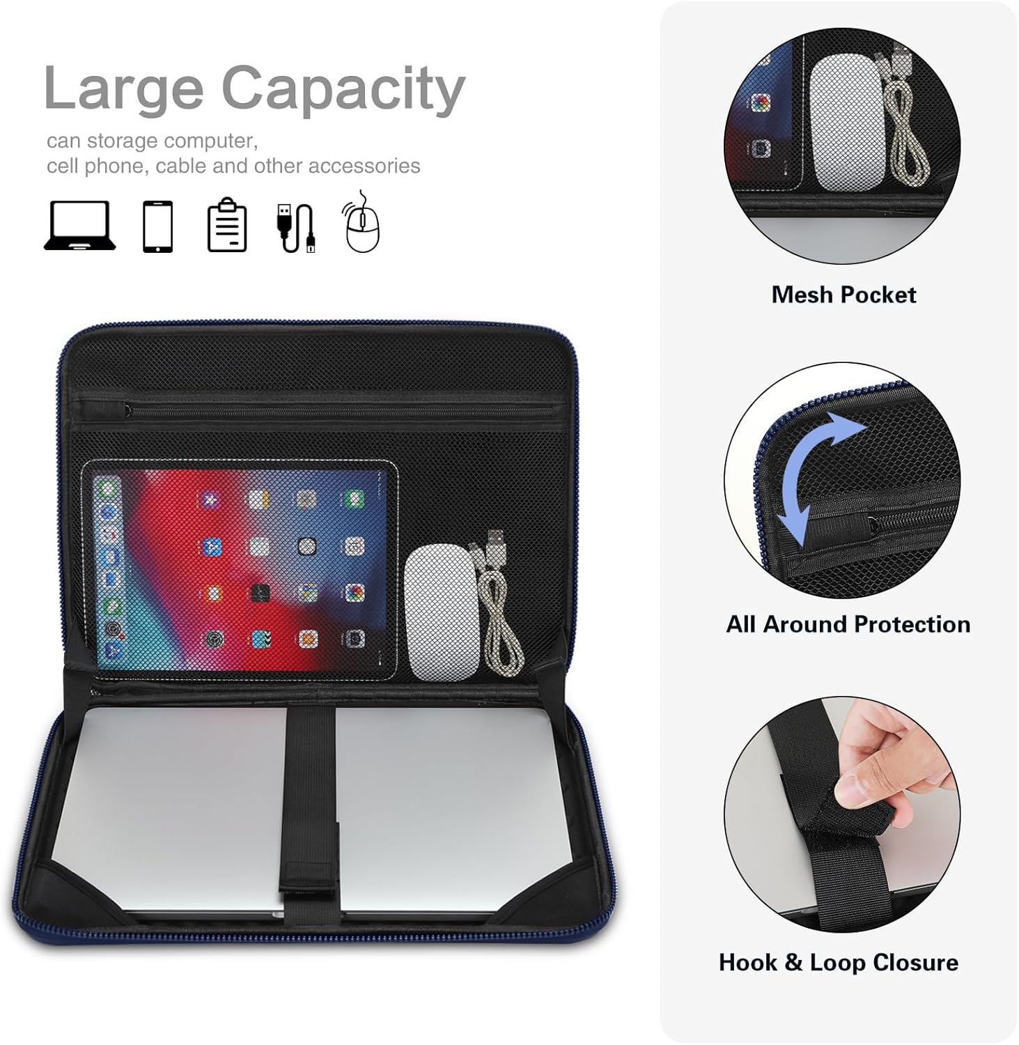 13 14 15,6 17 Zoll Laptop-Hüll – Laptop Accessories Travel Case Bewertung und Preis
