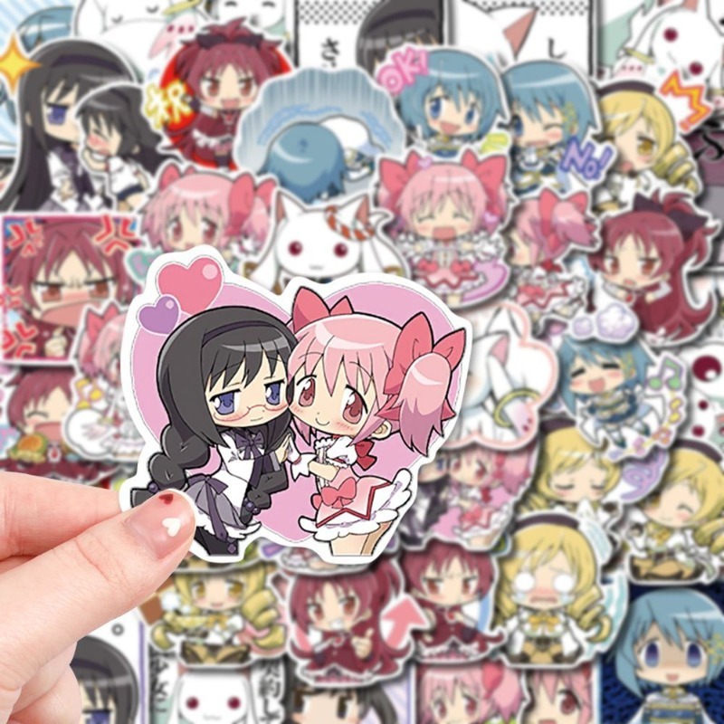 48 Stück Cartoon Puella Magi M – Laptop Accessories Decoration Bewertung und Preis