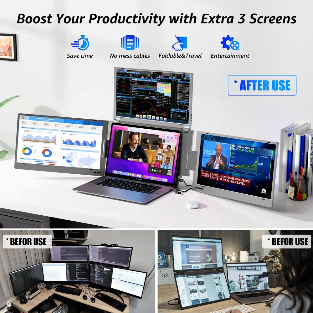 15,6-Zoll-Laptop-Extender-Moni – Monitor Portable Usb Bewertung und Preis