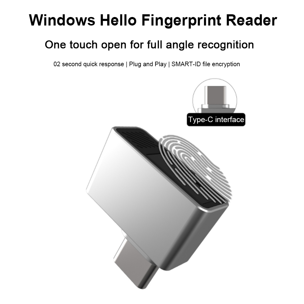Typ-C-Biometrie-Scanner, passw – Fingerprint Reader Usb Bewertung und Preis
