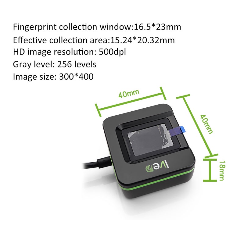 20R Optischer Fingerabdrucksca – Fingerprint Reader Usb Bewertung und Preis
