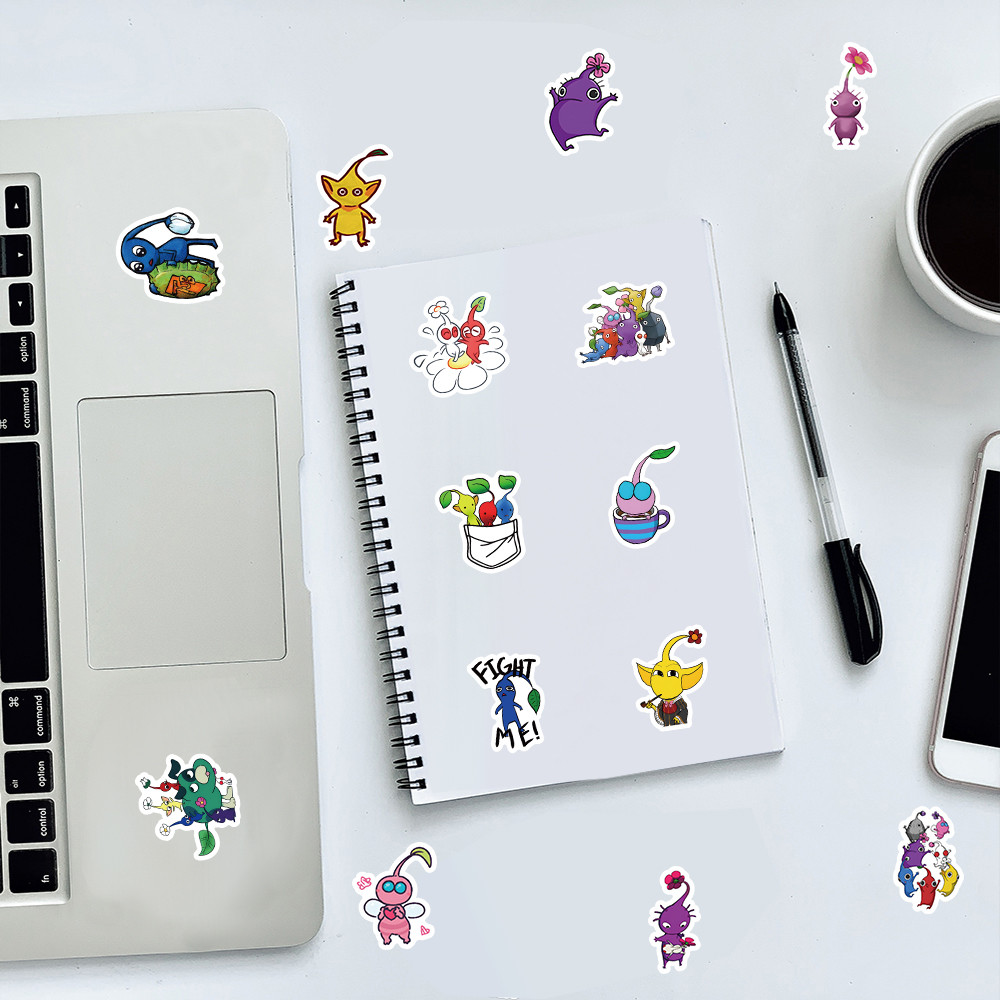 100 Stück süße Pflanzen-Pikmin – Laptop Accessories Diy Bewertung und Preis