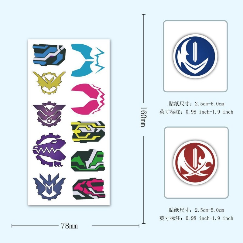 60 Blatt Kamen Rider Logo-Aufk – Laptop Accessories Decoration Bewertung und Preis