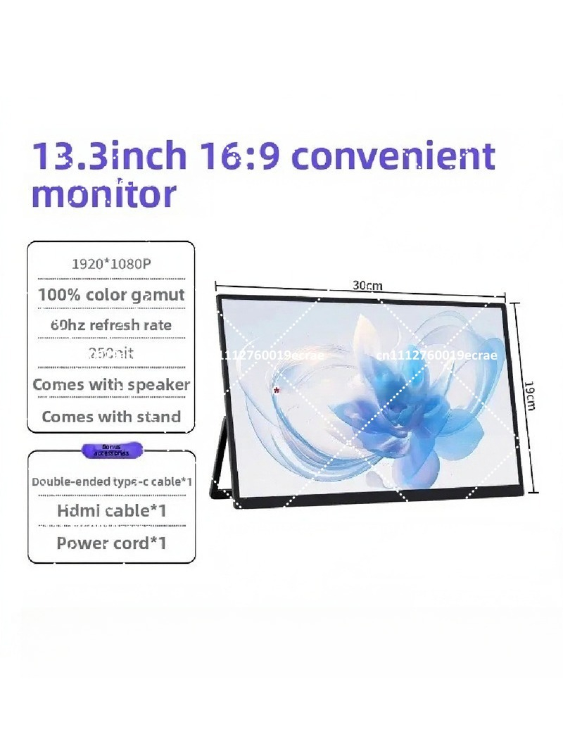 Tragbarer 4K-Monitor für Lapto – Monitor Portable Usb Bewertung und Preis