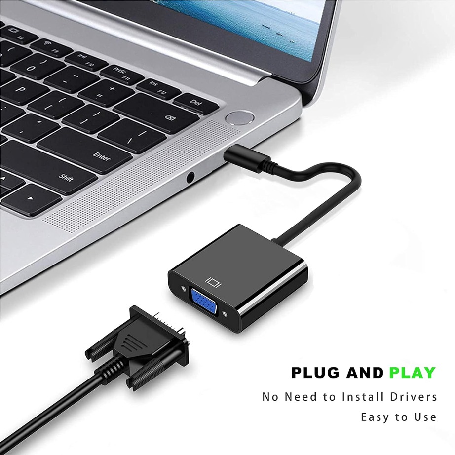 TABLLYUGE USB-C zu VGA Adapter – Monitor Portable Usb Bewertung und Preis